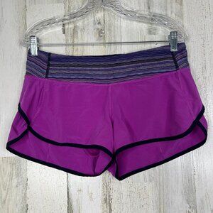 Lululemon Womens 8 Speed Short 2.5” 4-Way Stretch in Purple Violet Space‎ Dye